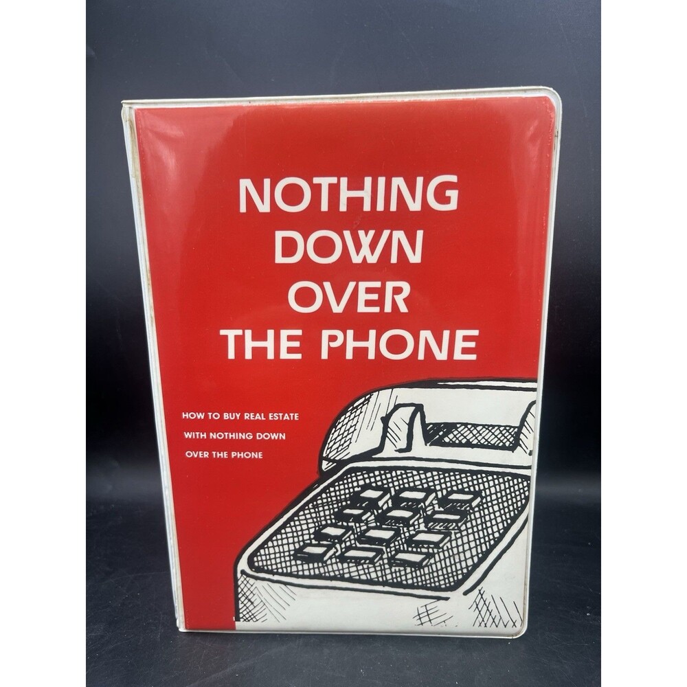 Vintage 1985 Hal Morris Nothing Down Over the Phone Real Estate 3 Cassette Set